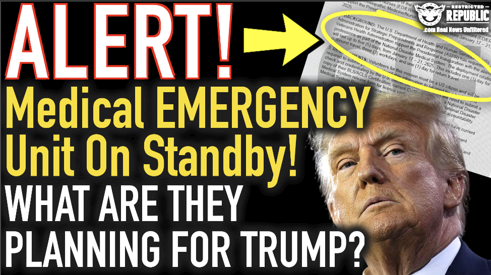 ALERT! Medical Emergency Unit On Standby! What Are They Planning For Trump?!